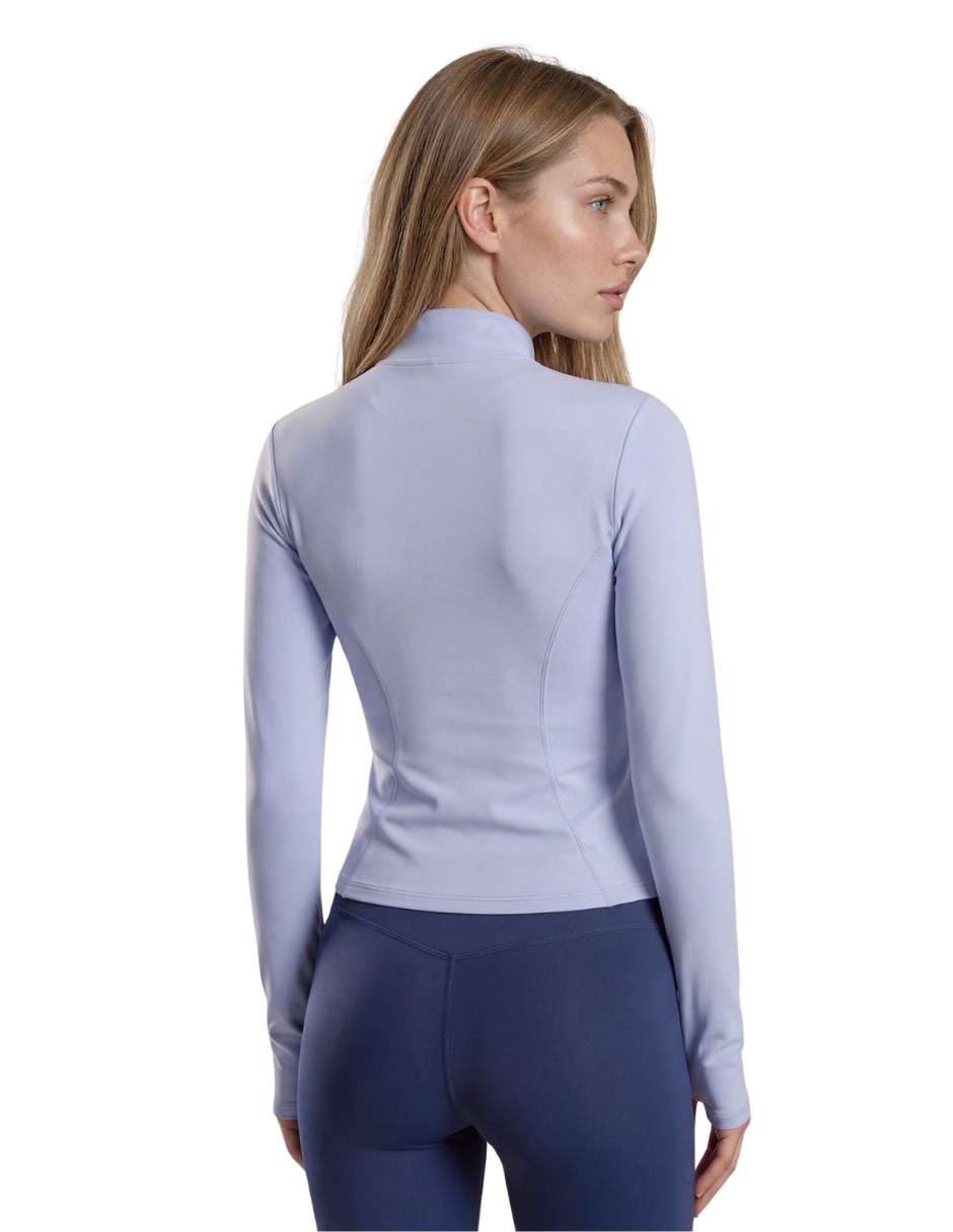 Chamarra para entrenamiento active essentials activewear de mujer 3