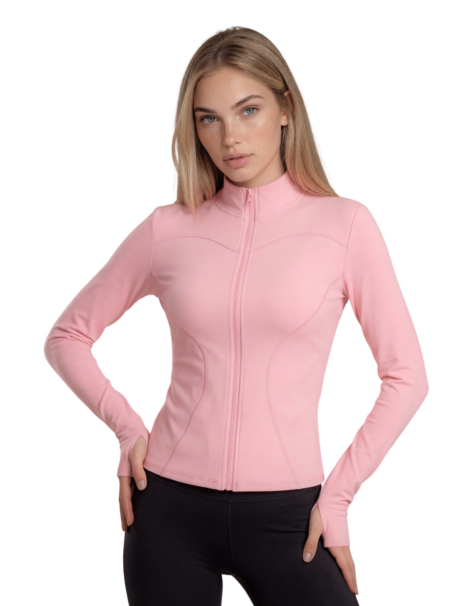 Chamarra para entrenamiento active essentials activewear de mujer 8