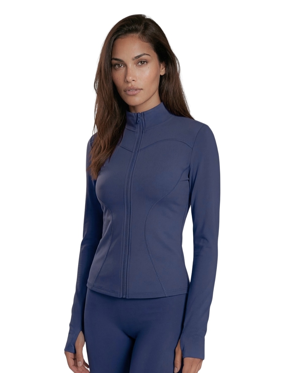Chamarra para entrenamiento active essentials activewear de mujer 10