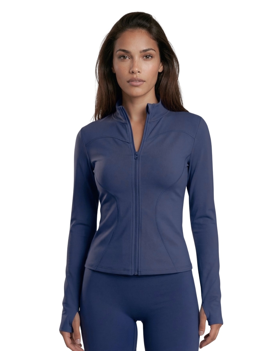 Chamarra para entrenamiento active essentials activewear de mujer 6