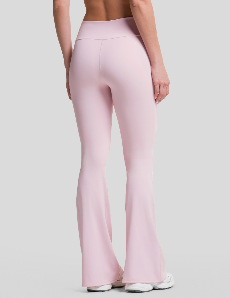 Malla compresión media para entrenamiento legging flare para mujer