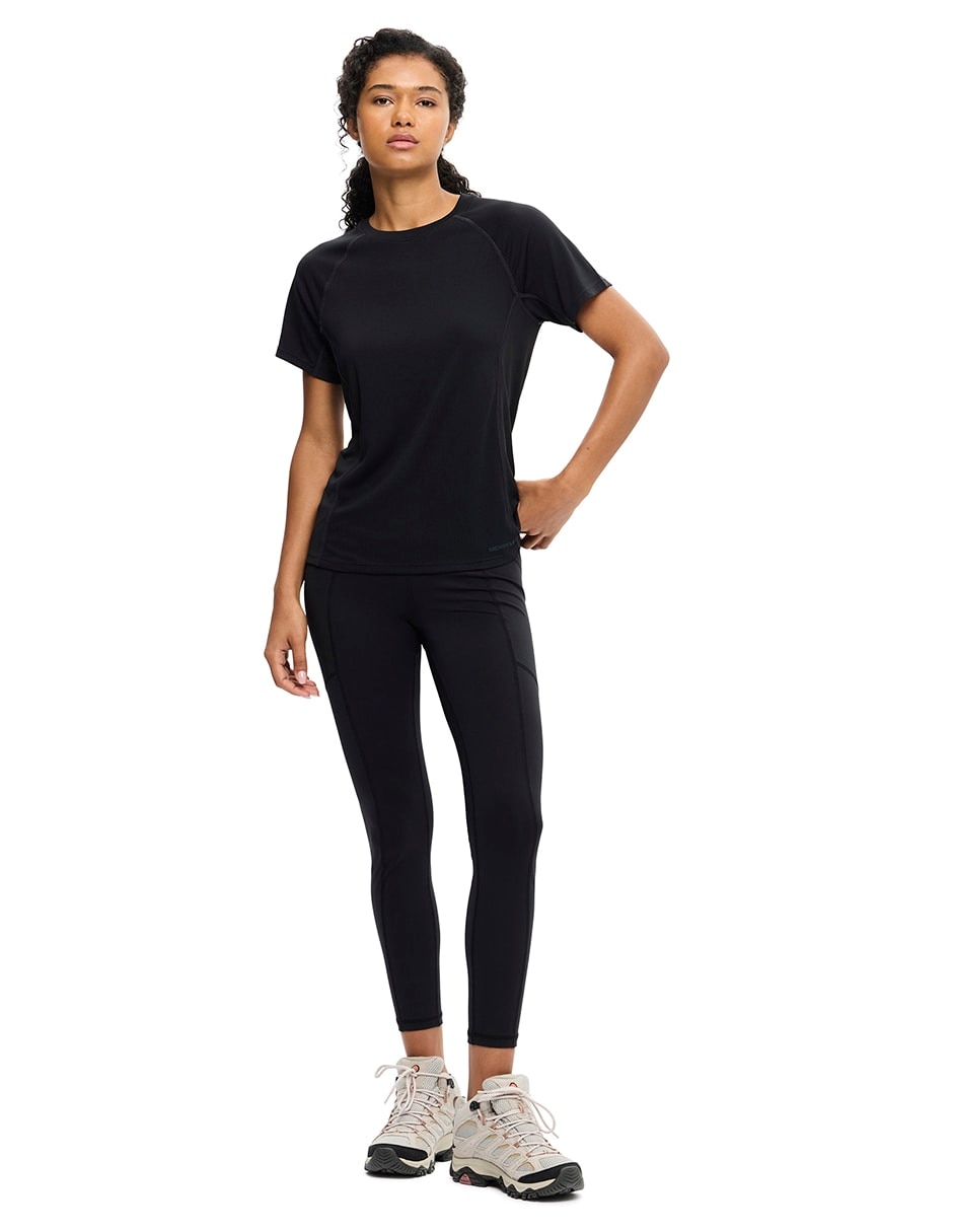 Playera deportiva para hiking driftshade de mujer 5