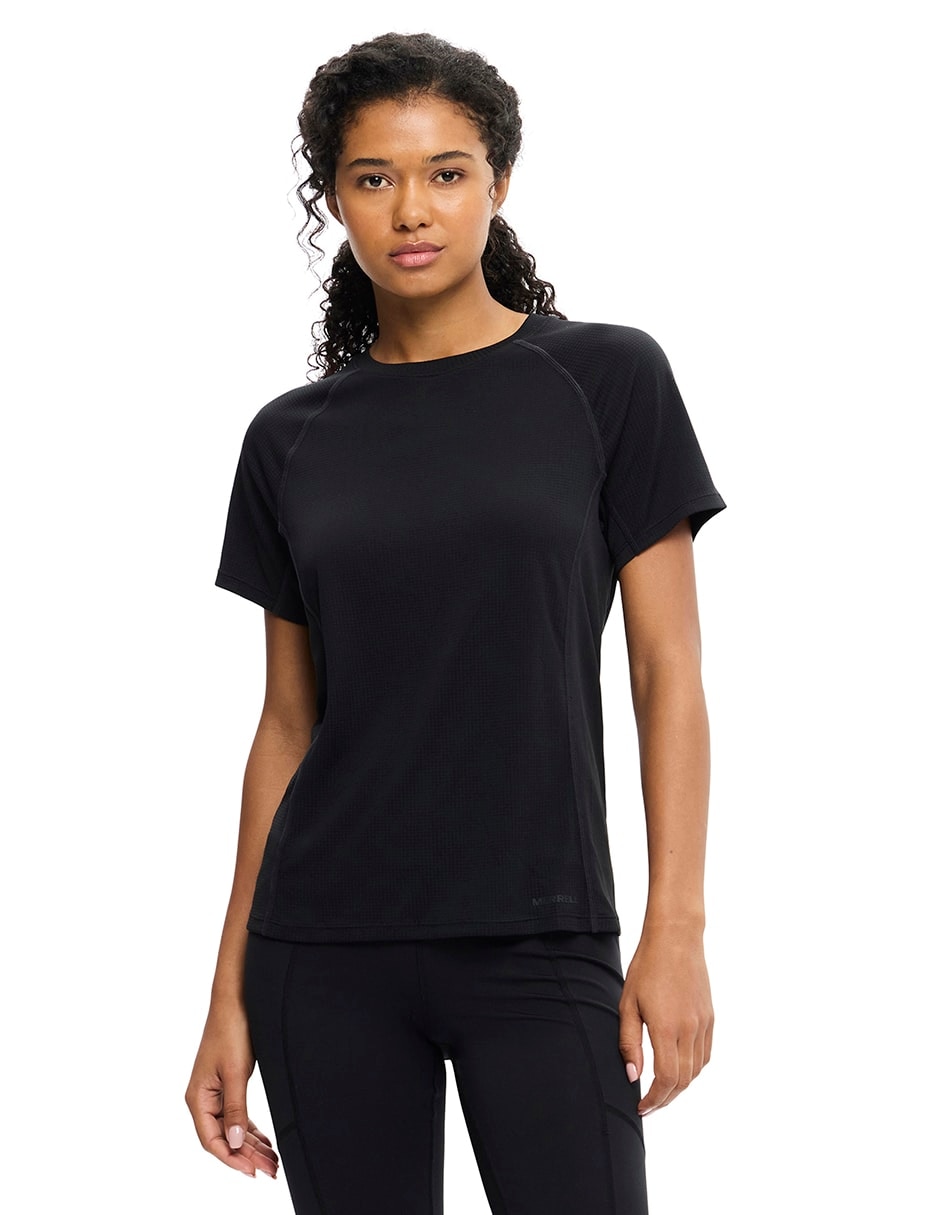 Playera deportiva para hiking driftshade de mujer 2