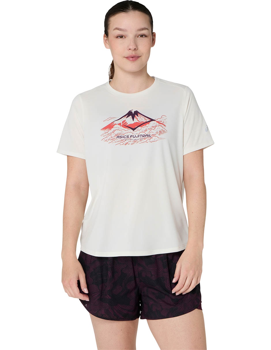Playera deportiva para trail fujitrail de mujer Playera deportiva para trail fujitrail de mujer