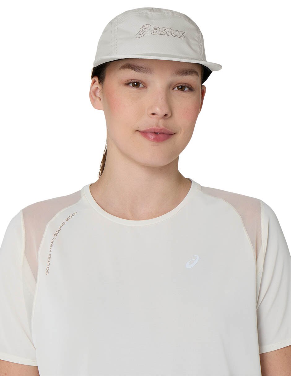 Playera deportiva para trail fujitrail logo ss de mujer 4
