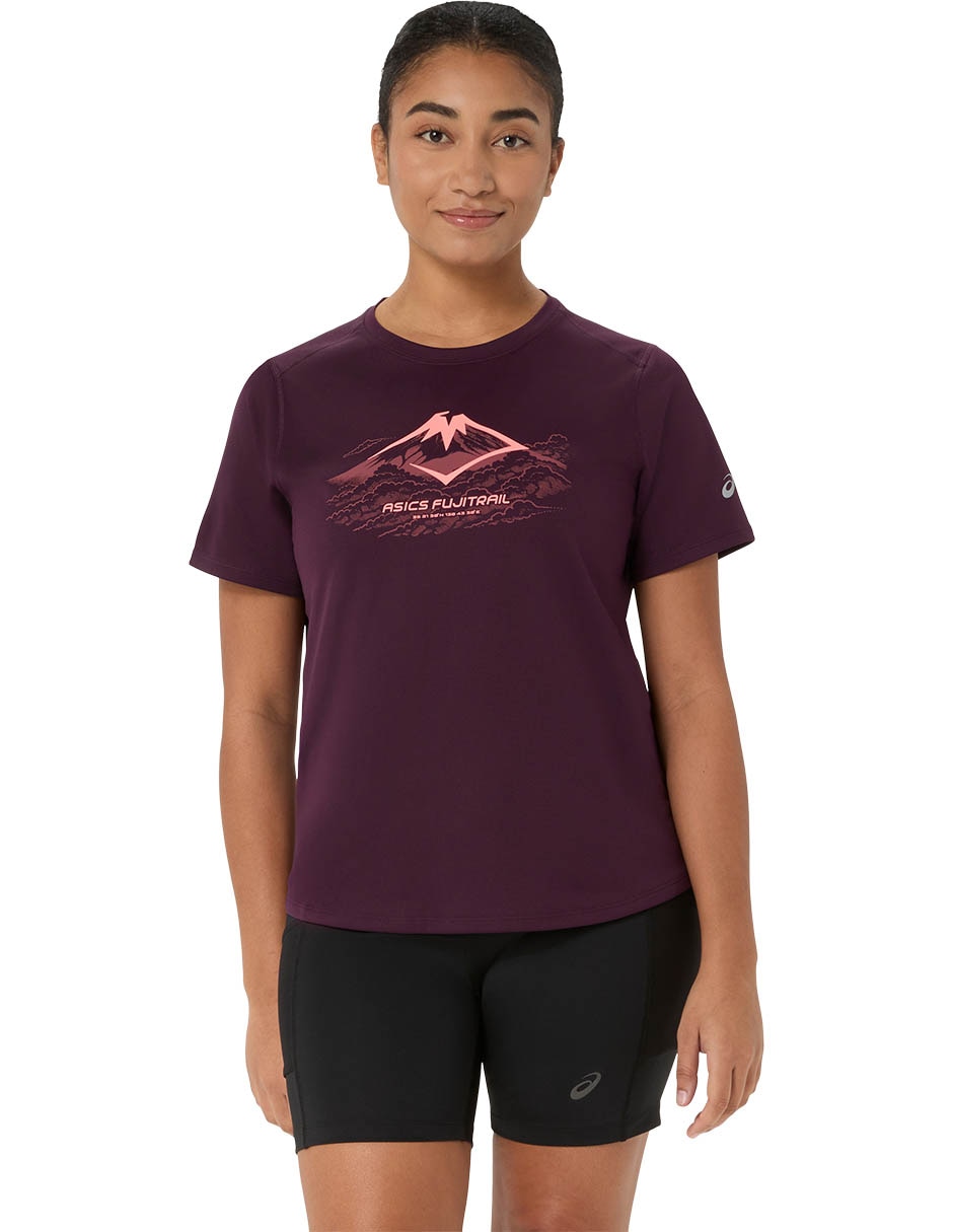 Playera deportiva para trail fujitrail de mujer Playera deportiva para trail fujitrail de mujer