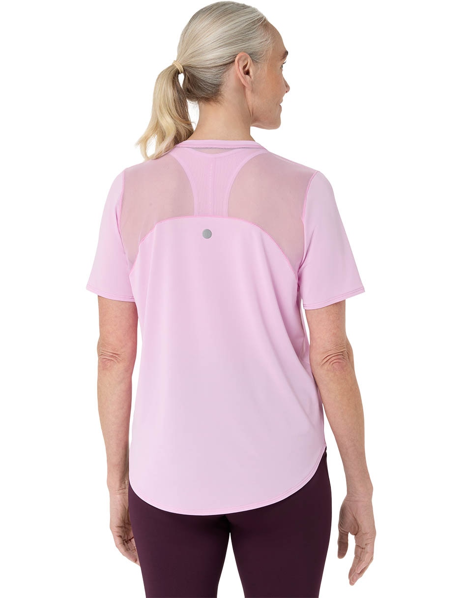 Playera deportiva para correr road de mujer 3
