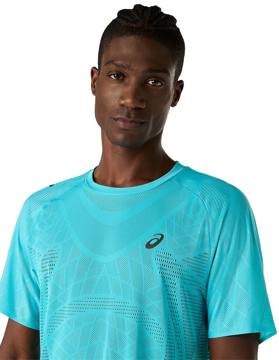 Playera deportiva para correr metarun ss de hombre 2