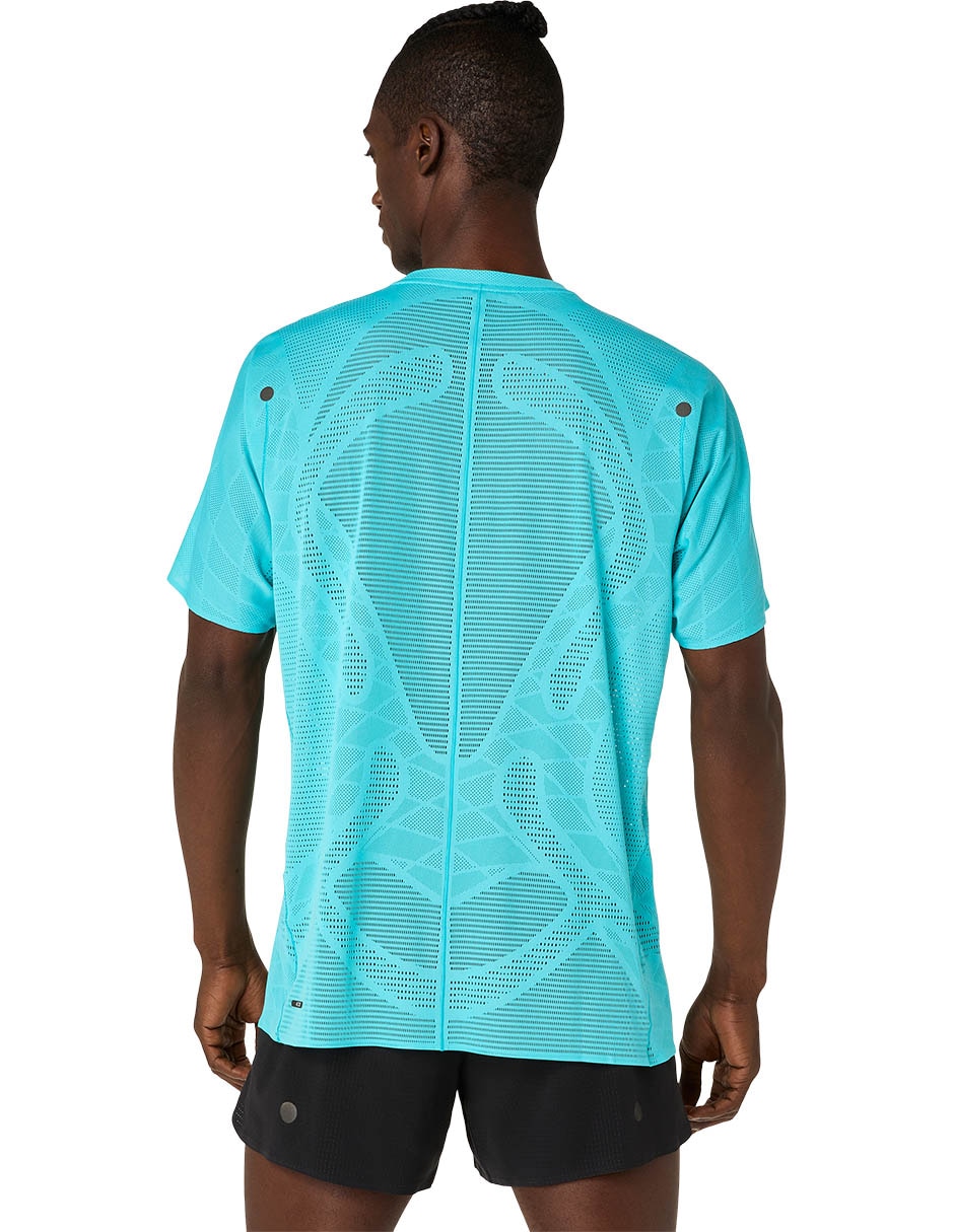 Playera deportiva para correr metarun ss de hombre 4