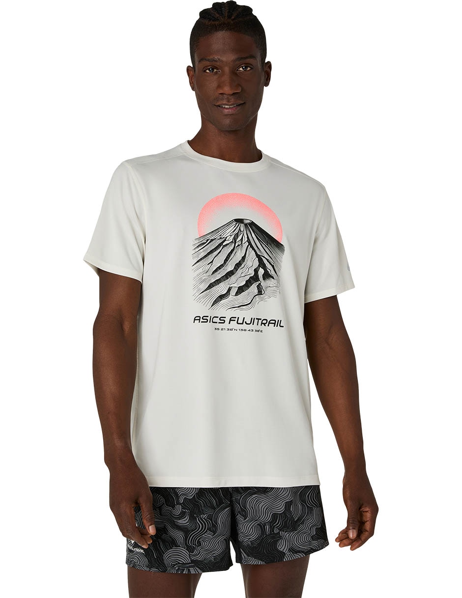 Playera deportiva para trail fujitrail logo ss de hombre Playera deportiva para trail fujitrail logo ss de hombre