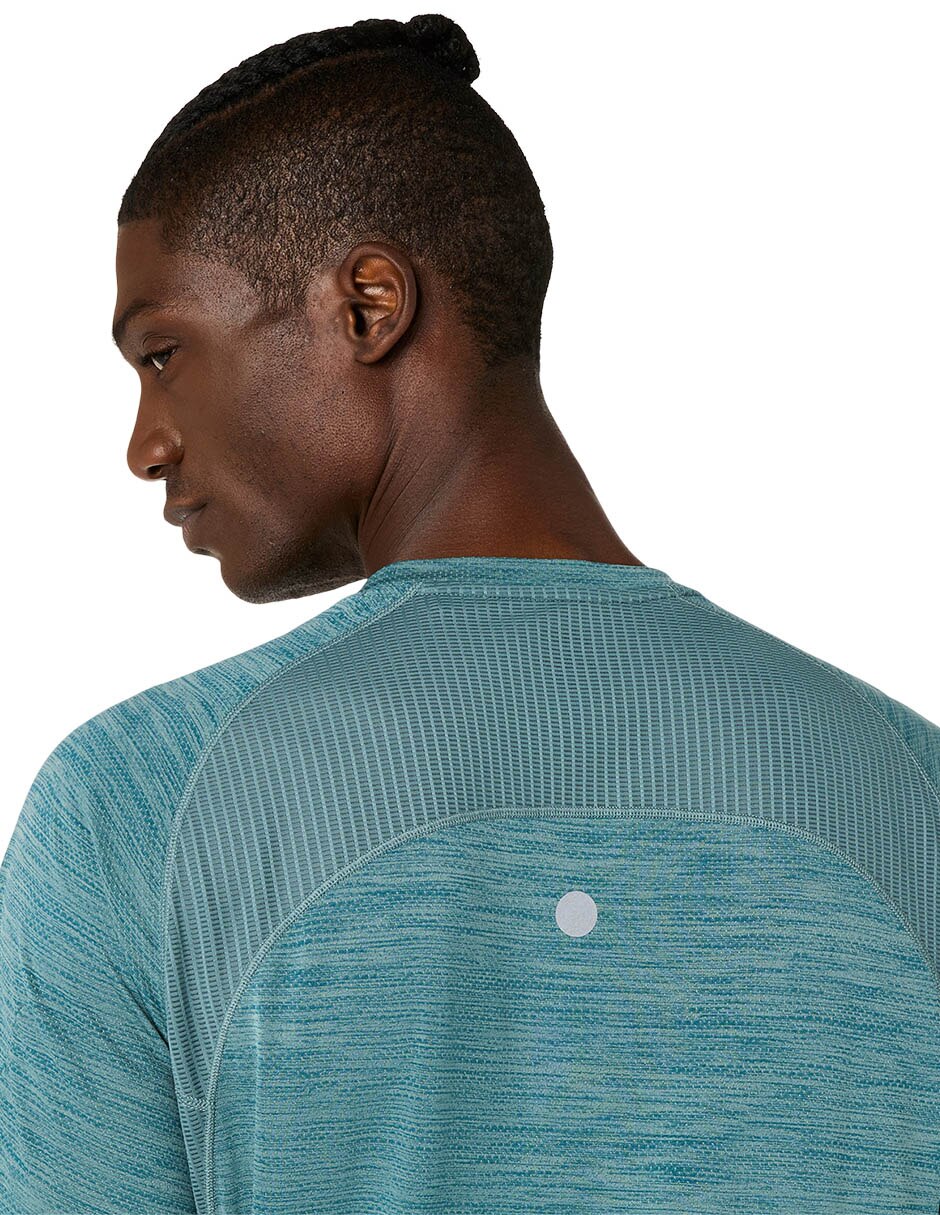 Playera deportiva para correr road ss de hombre 4