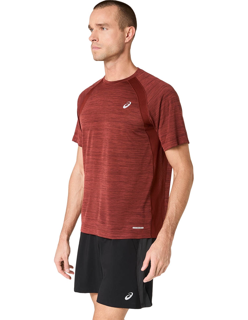Playera deportiva para correr road ss de hombre 2