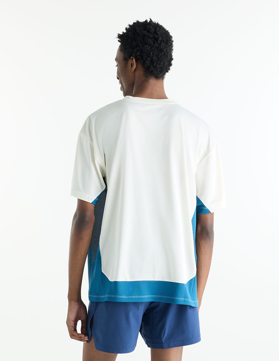 Playera deportiva para correr de hombre 2