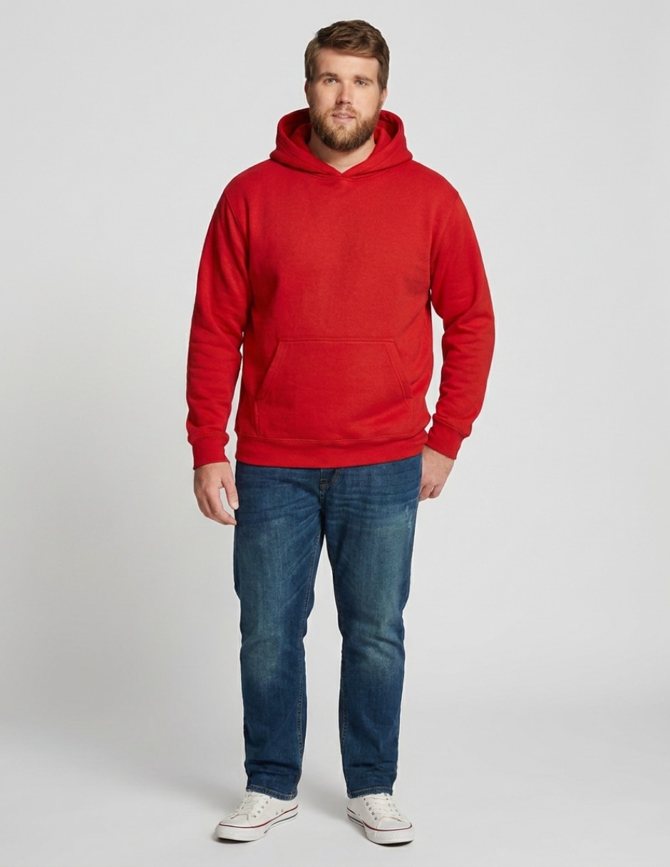 Sudadera casual con capucha y bolsa unisex 8