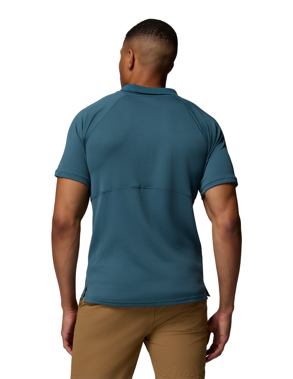 Playera tipo polo senderismo para hombre 5