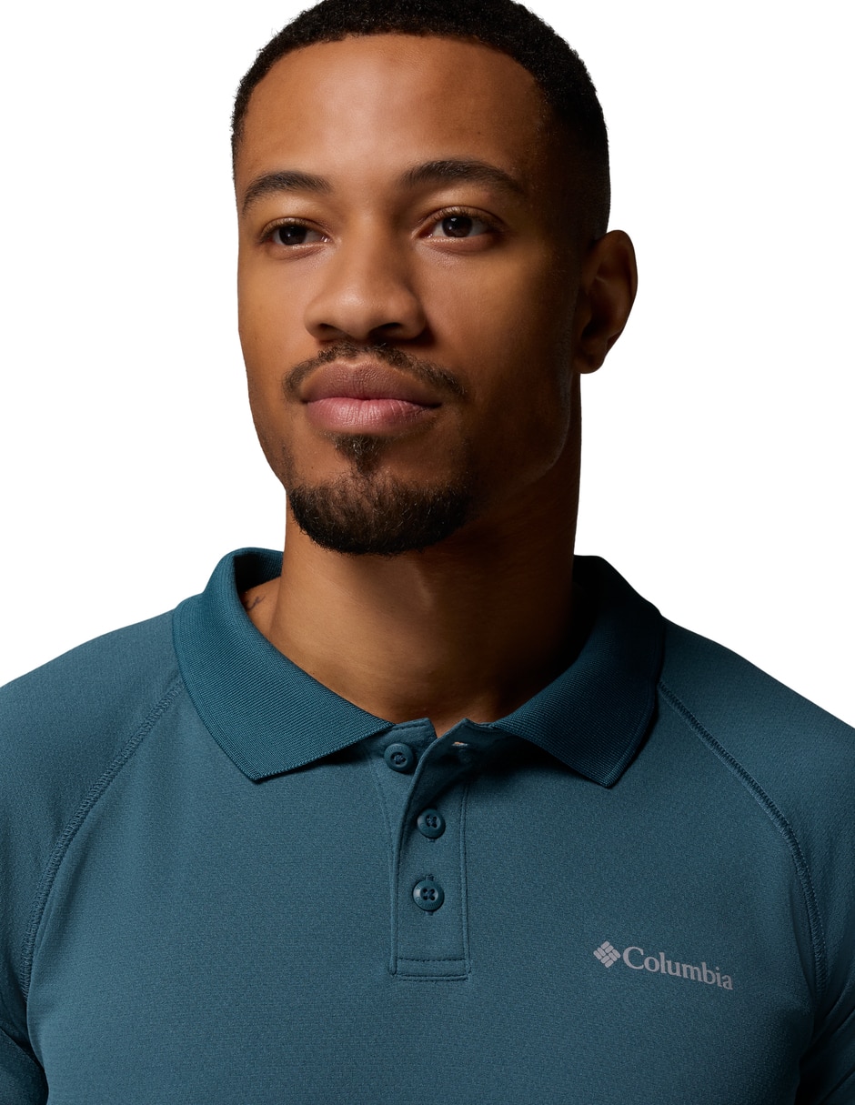 Playera tipo polo senderismo para hombre 3