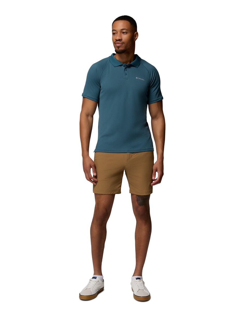 Playera tipo polo senderismo para hombre 2