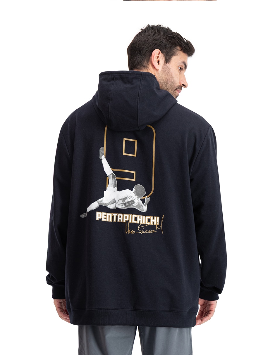 Sudadera casual leyendas con capucha y bolsa para hombre 2