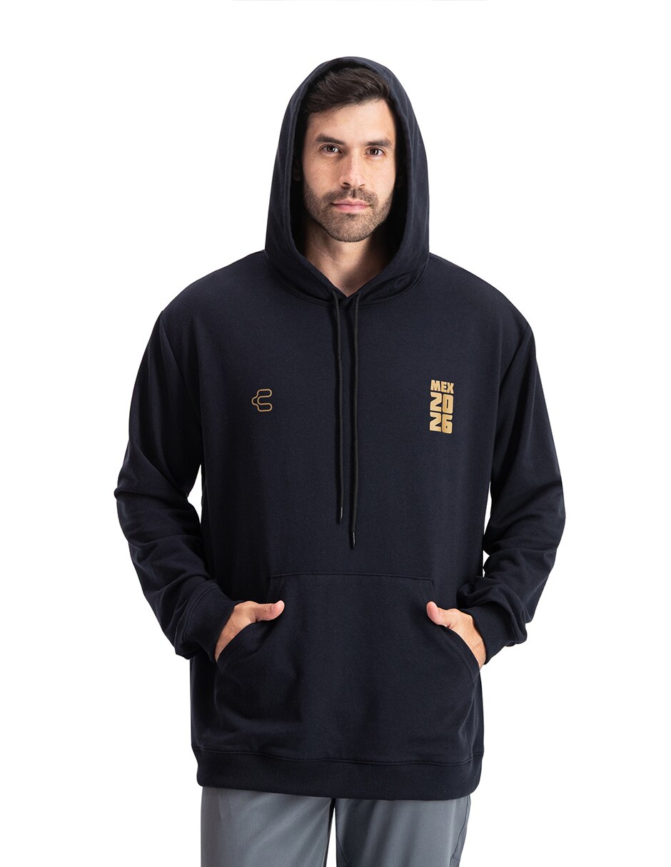 Sudadera casual leyendas con capucha y bolsa para hombre 8