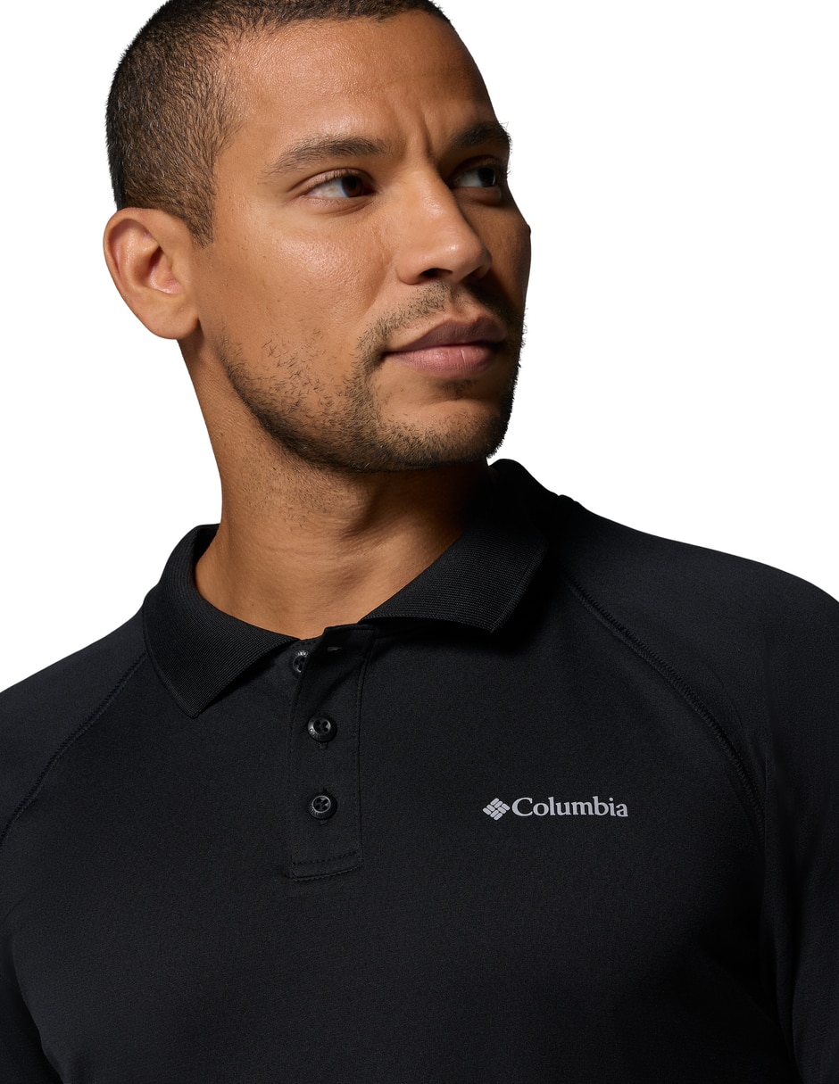 Playera tipo polo senderismo para hombre 3