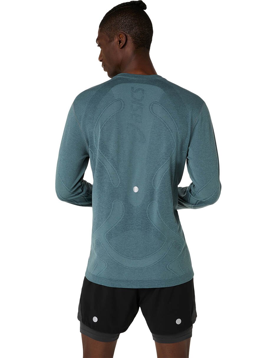 Playera deportiva para correr road seamless de hombre 2