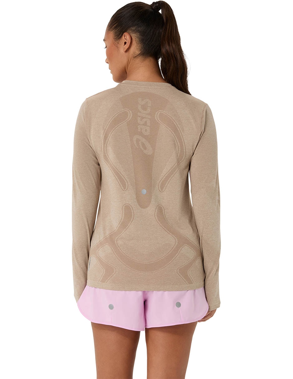 Playera deportiva para correr road seamless de mujer 2