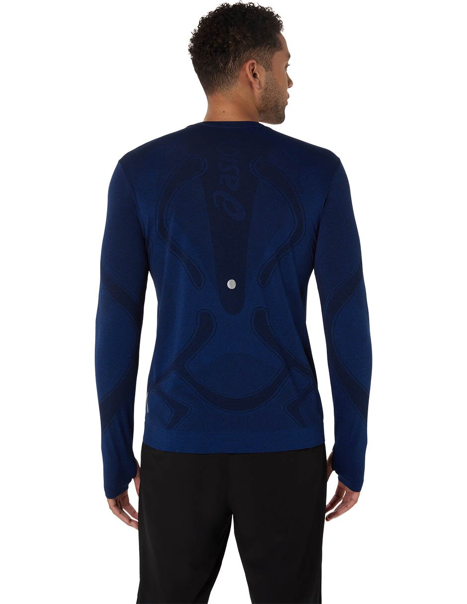 Playera deportiva para correr road seamless de hombre 5