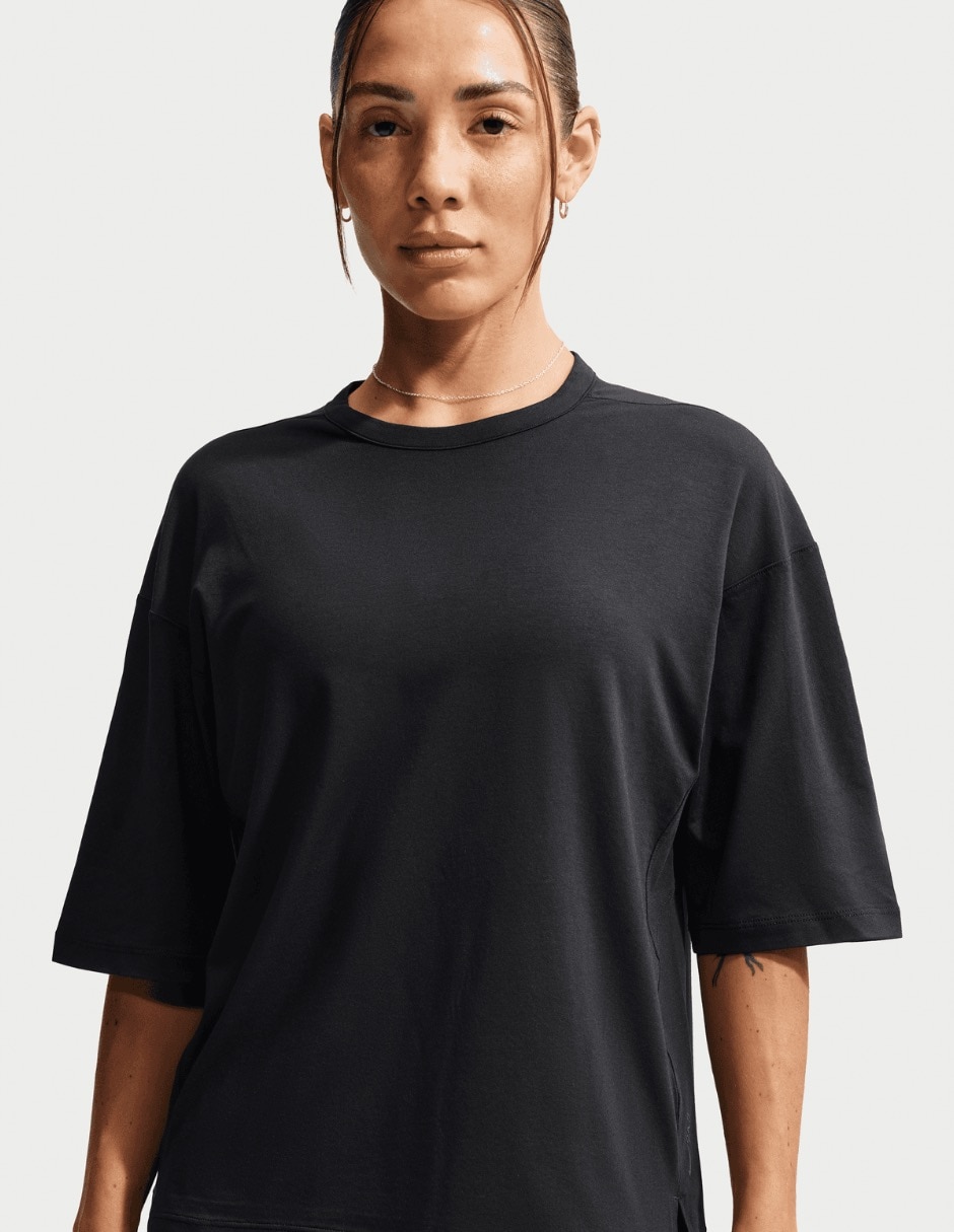 Playera deportiva para entrenamiento w nk df 24.7 is lgt ss de mujer