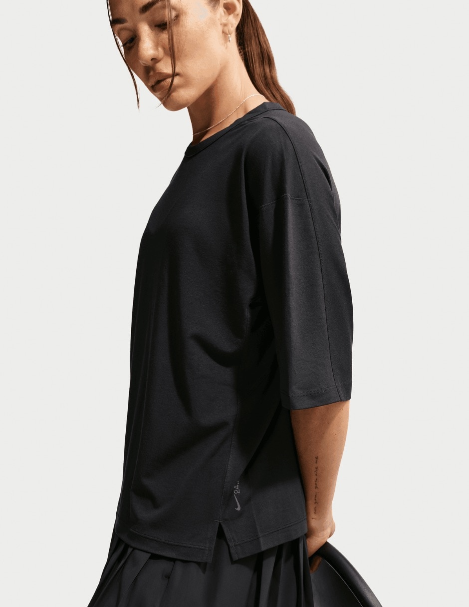 Playera deportiva para entrenamiento w nk df 24.7 is lgt ss de mujer 4