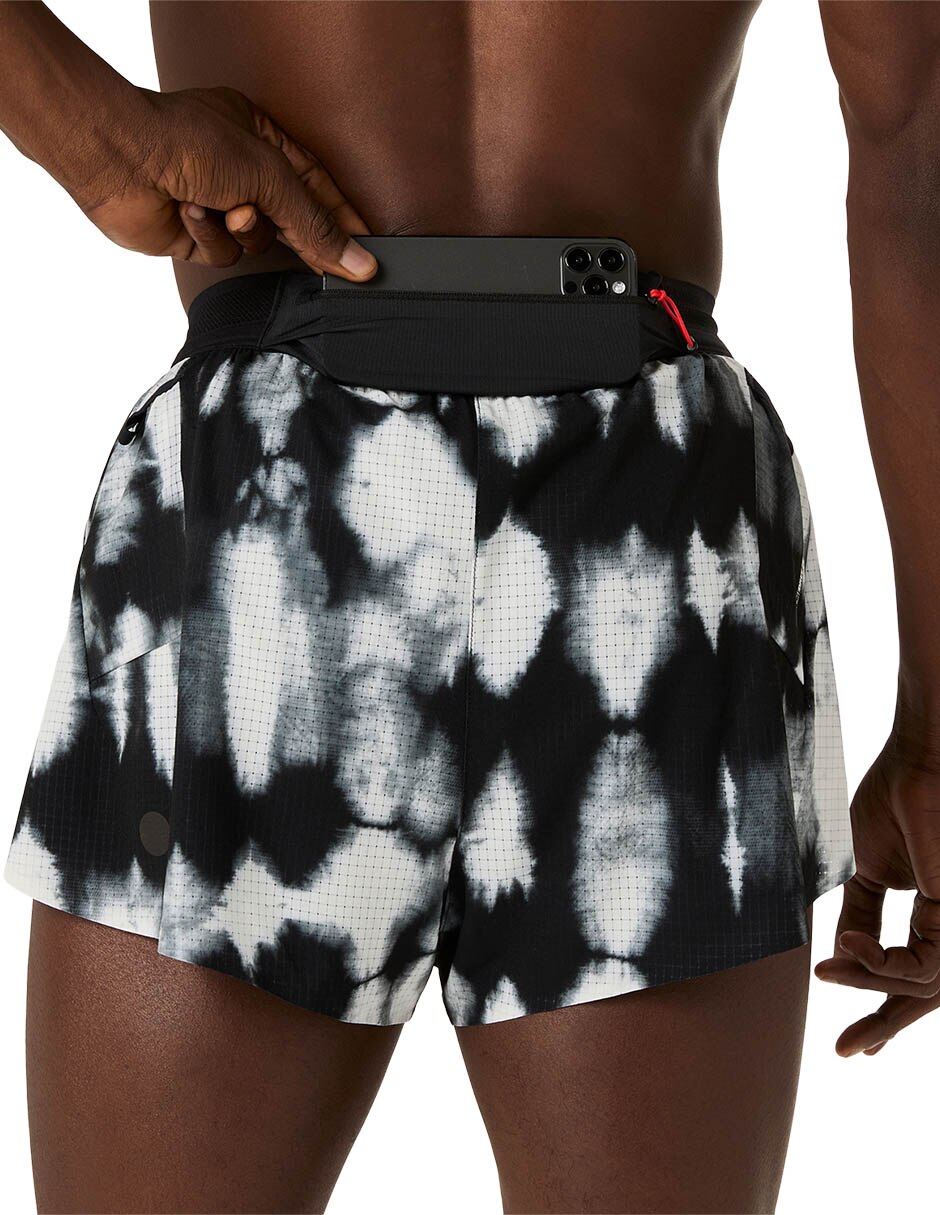 Short con bolsa limited series metarun split para correr hombre 2