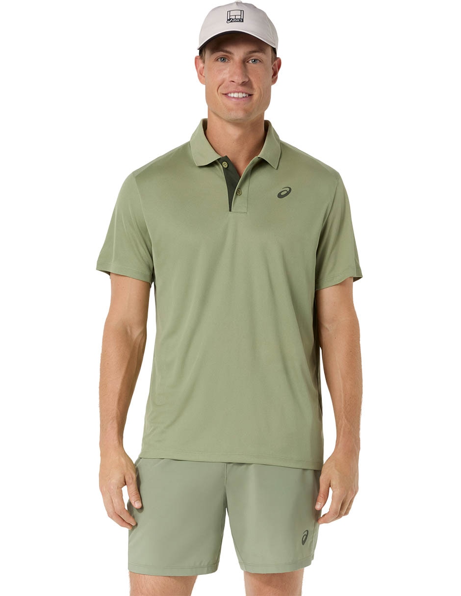 Playera tipo polo deporte con raqueta para hombre Playera tipo polo deporte con raqueta para hombre