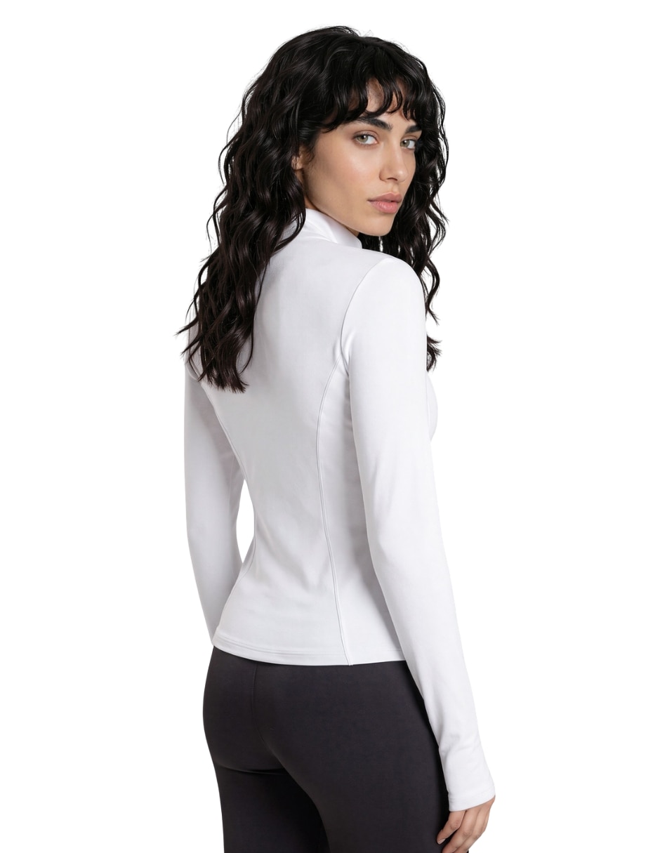 Chamarra para entrenamiento active essentials activewear de mujer 6