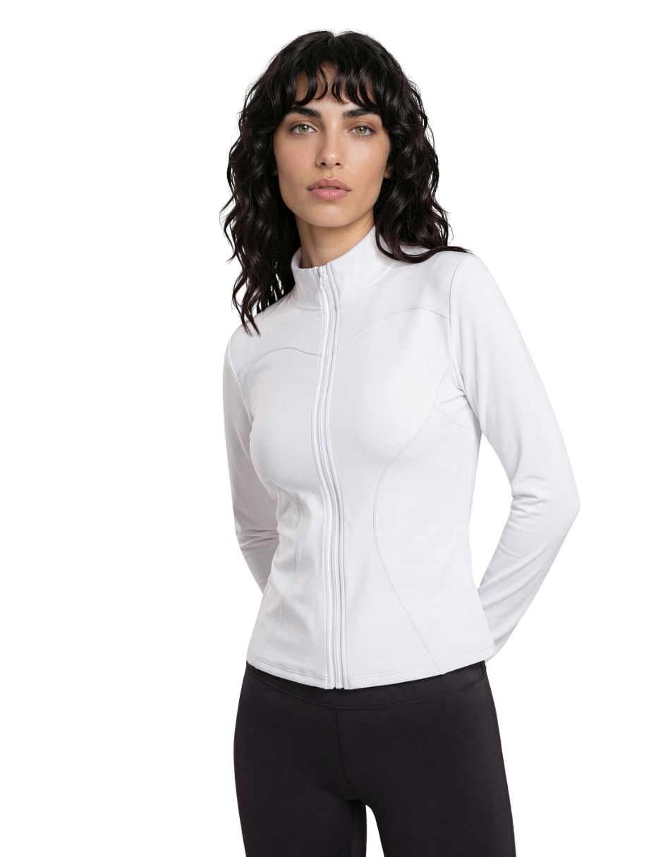 Chamarra para entrenamiento active essentials activewear de mujer 5