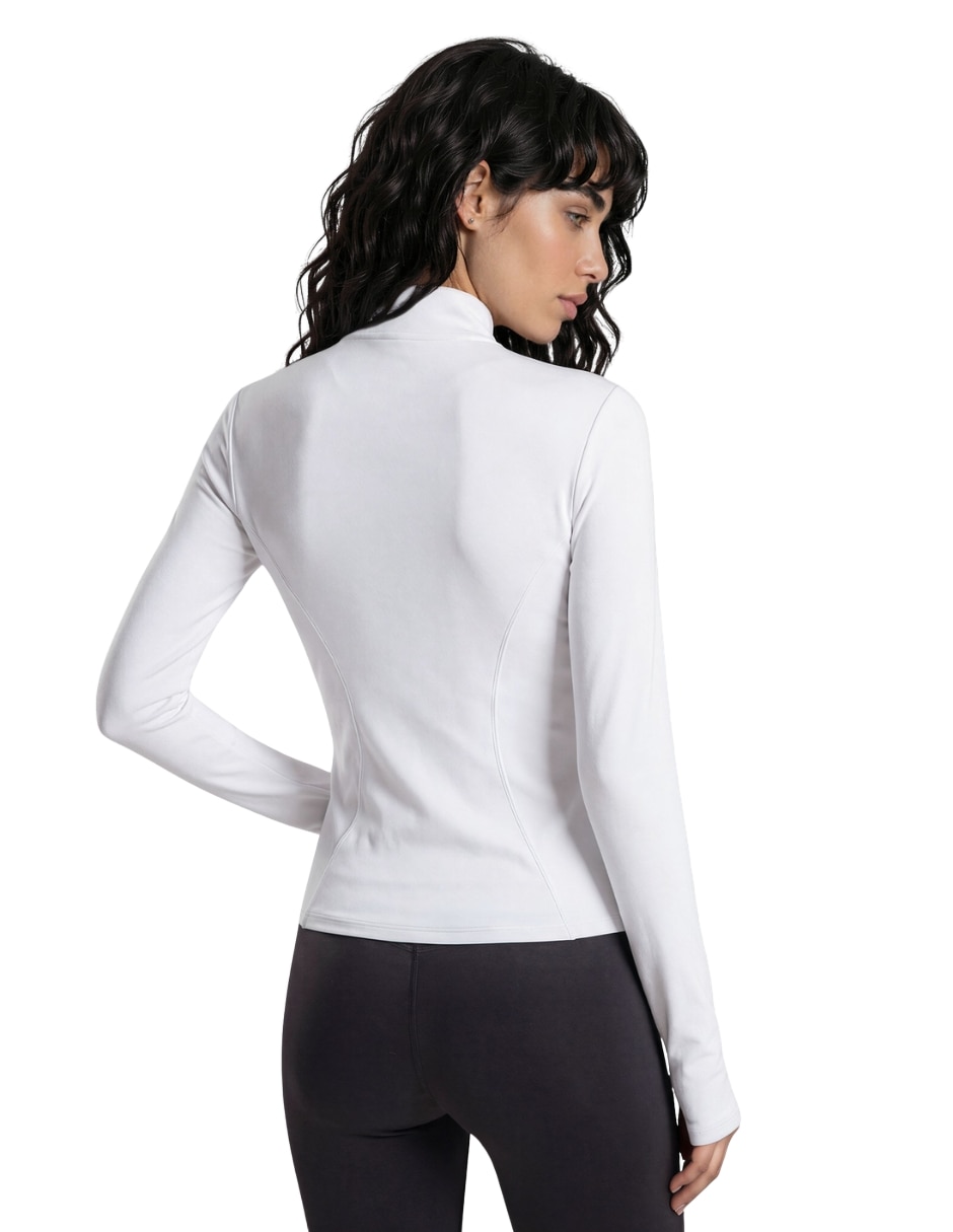 Chamarra para entrenamiento active essentials activewear de mujer