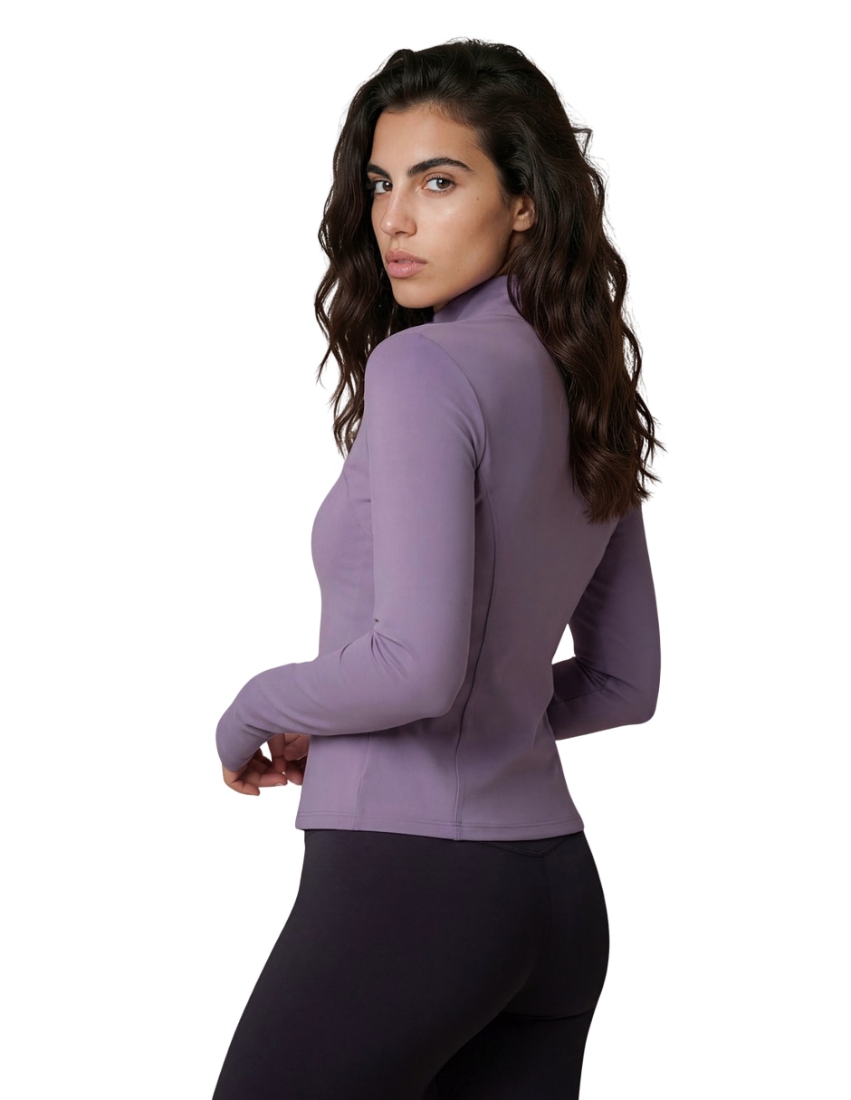 Chamarra para entrenamiento active essentials activewear de mujer 5