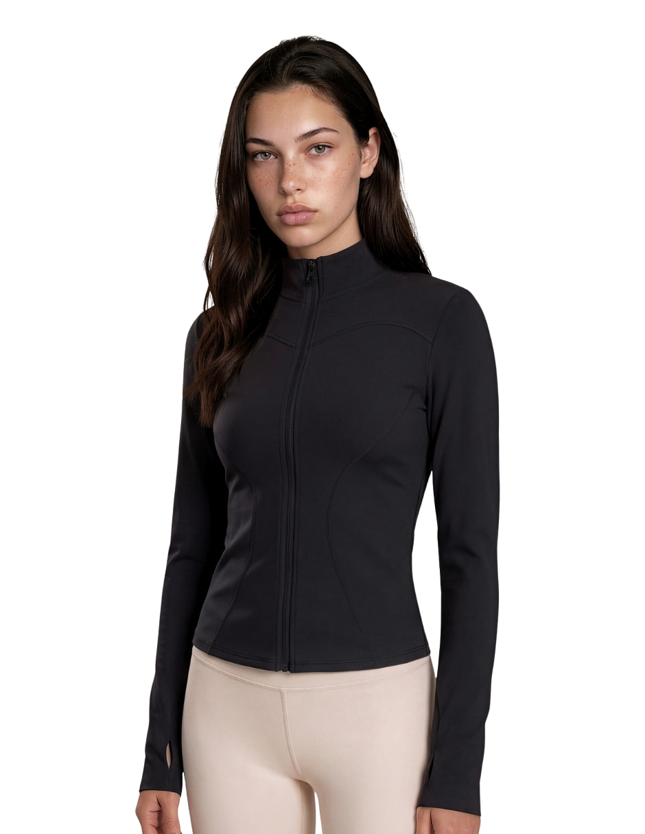 Chamarra para entrenamiento active essentials activewear de mujer 9