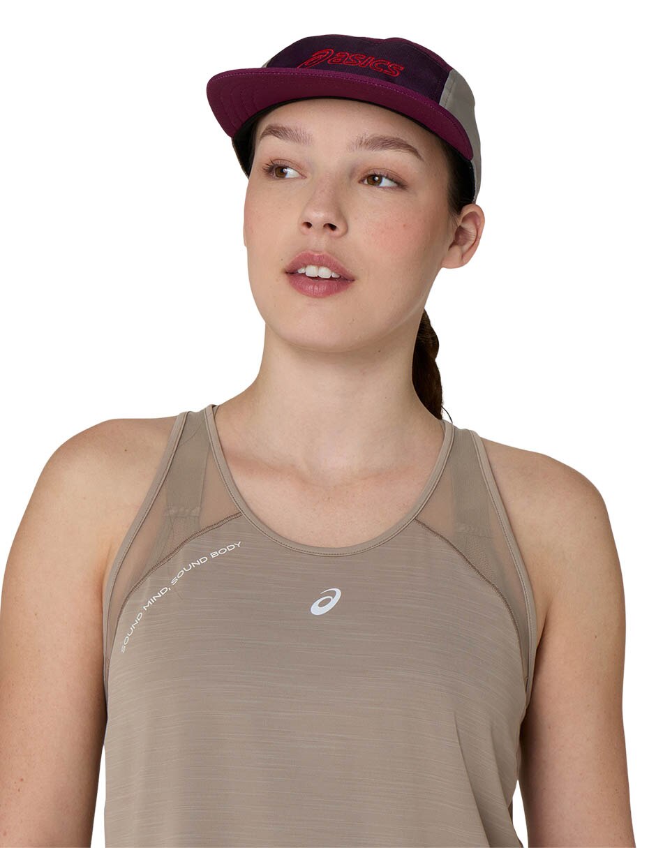 Playera deportiva para correr road de mujer 4