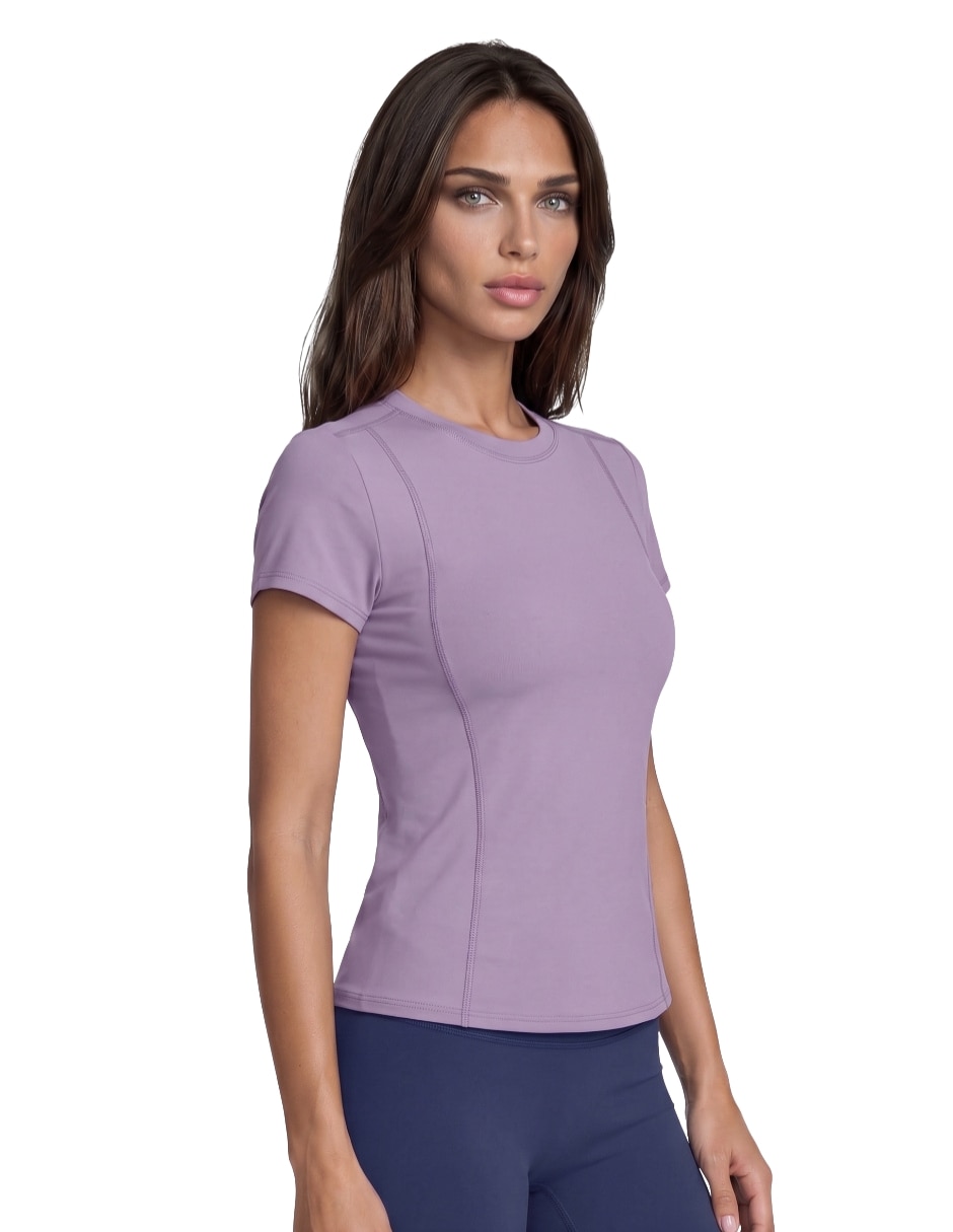 Playera deportiva para entrenamiento activewear de mujer 3