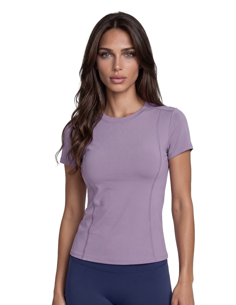 Playera deportiva para entrenamiento activewear de mujer 8