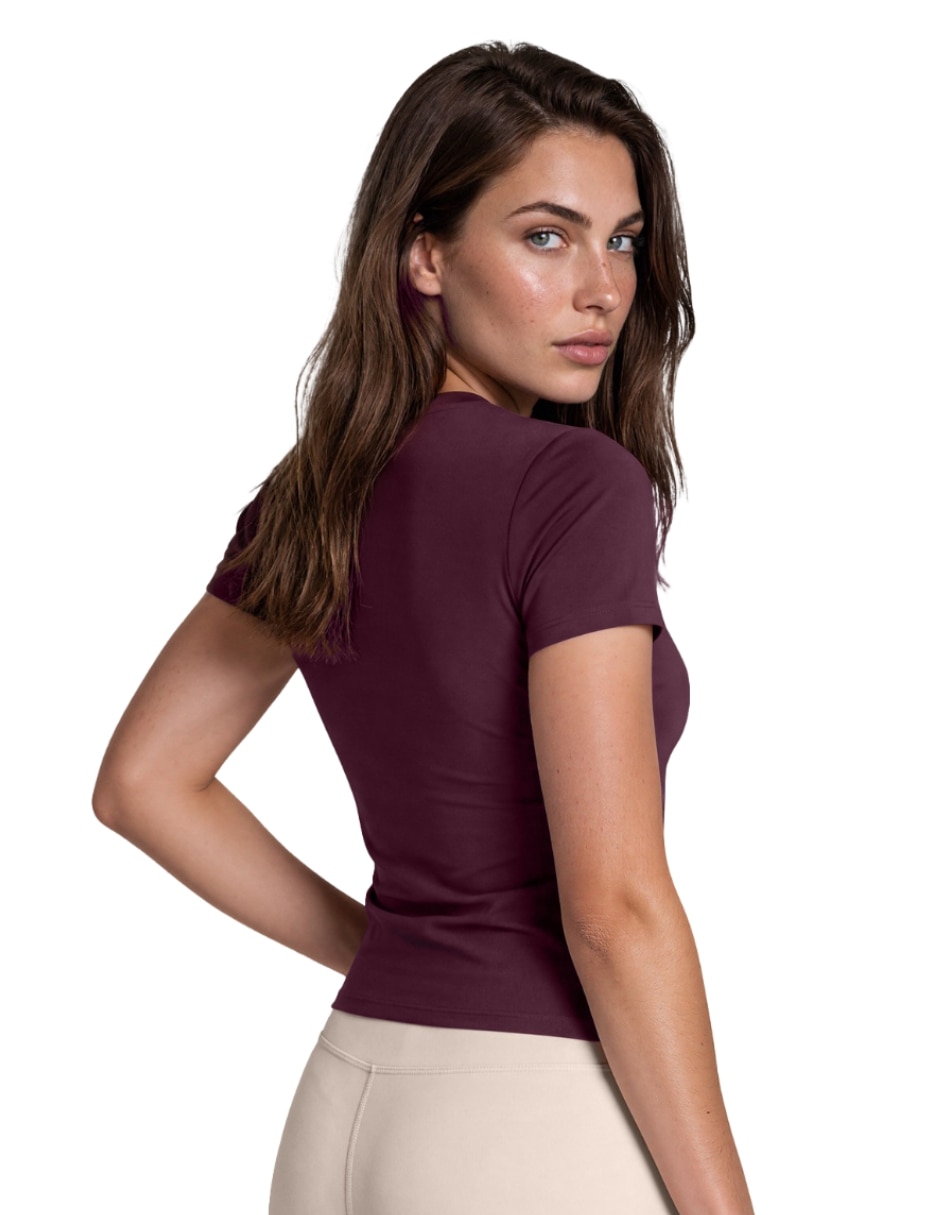 Playera deportiva para entrenamiento activewear de mujer 8