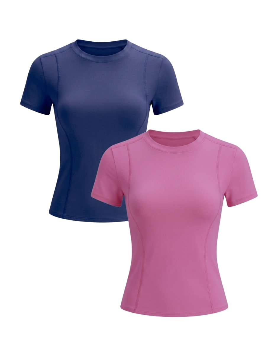 Playera deportiva para entrenamiento activewear de mujer 7