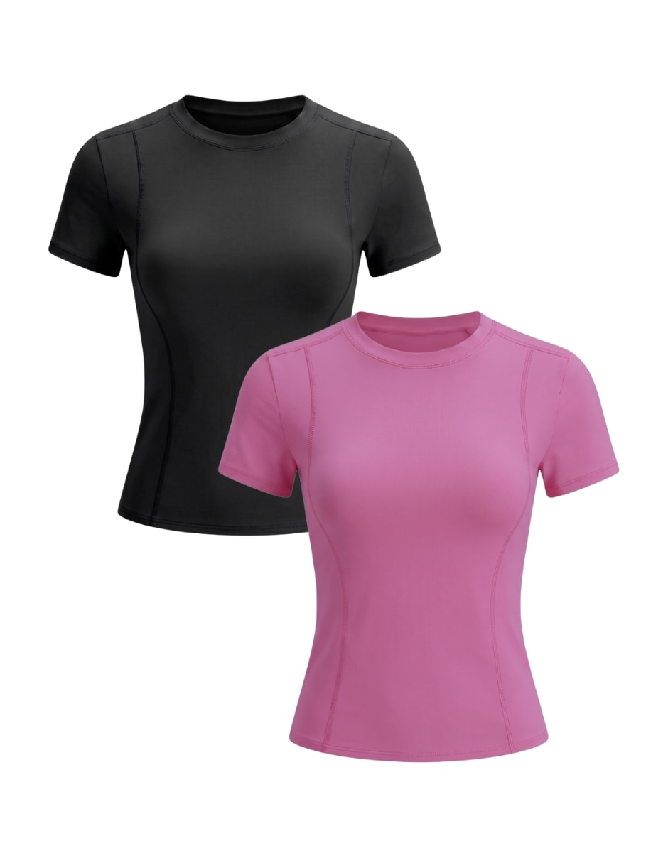Playera deportiva para entrenamiento activewear de mujer 2