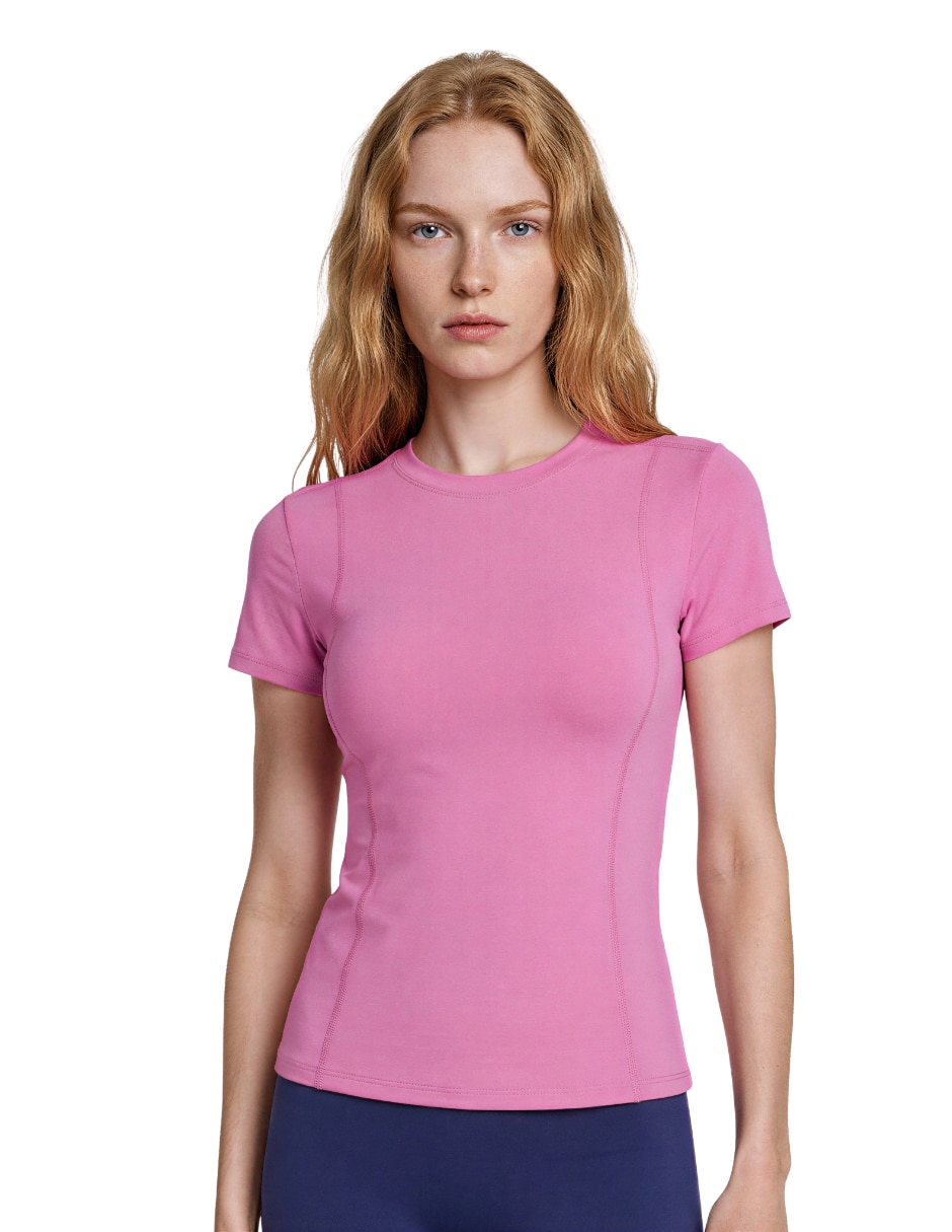 Playera deportiva para entrenamiento activewear de mujer 7
