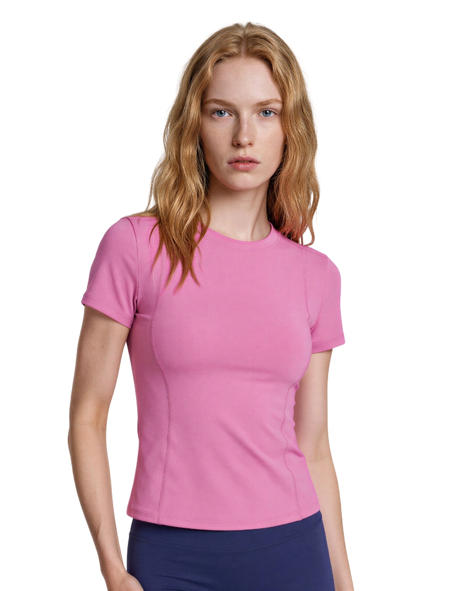 Playera deportiva para entrenamiento activewear de mujer 4