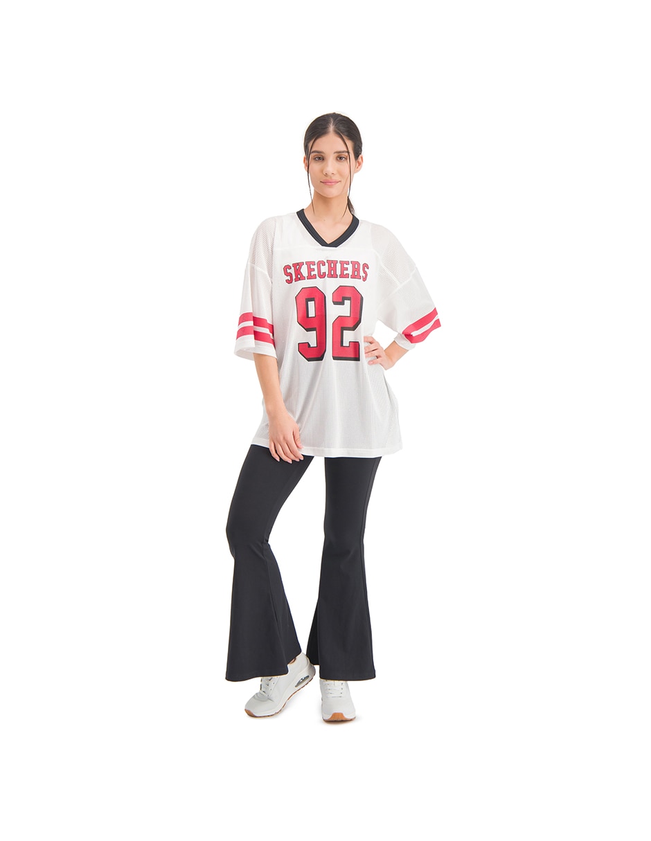 Playera deportiva para entrenamiento sport training de mujer 7