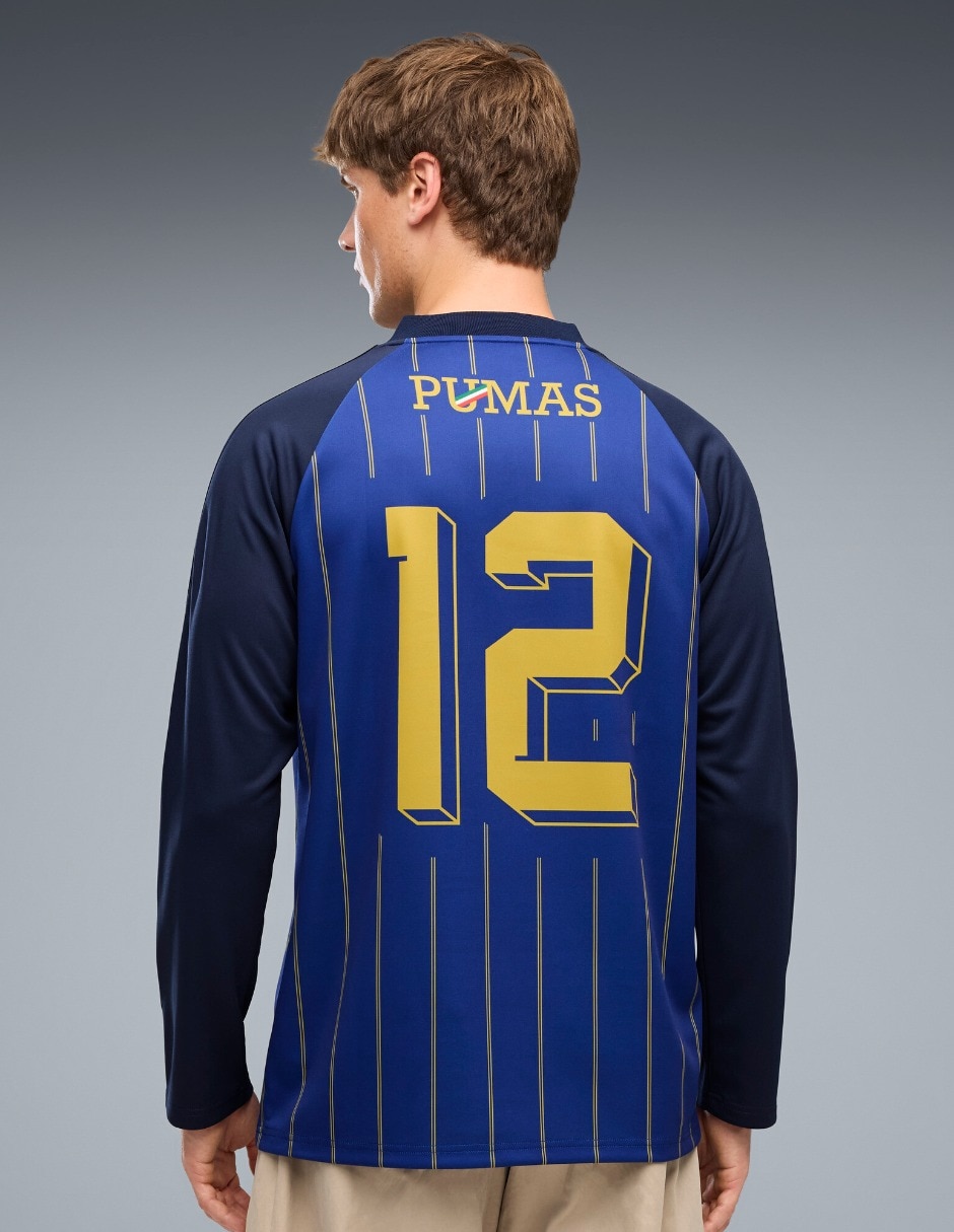 Jersey de club de fútbol monterrey entrenamiento de manga larga jugador para hombre 3