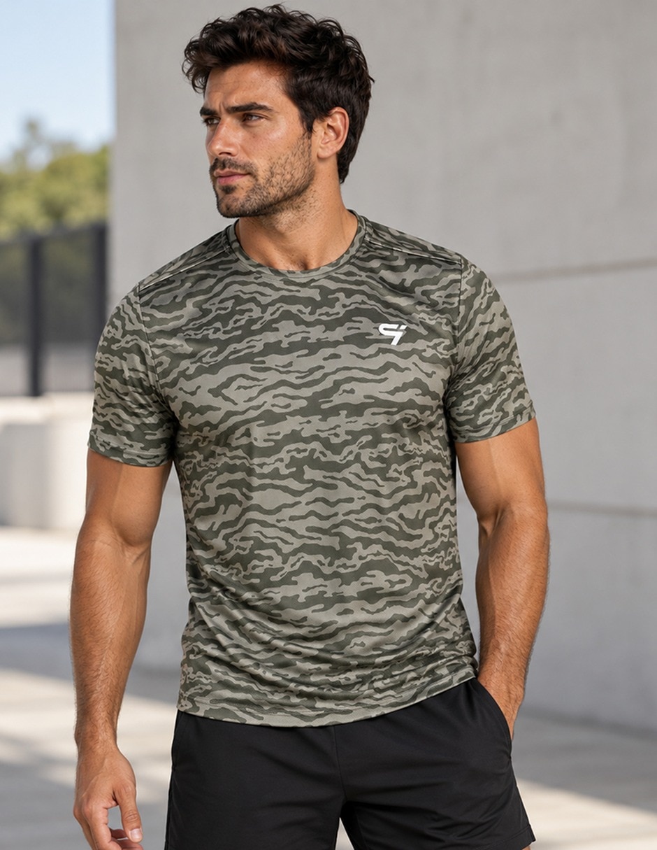 Playera deportiva para entrenamiento de hombre 4