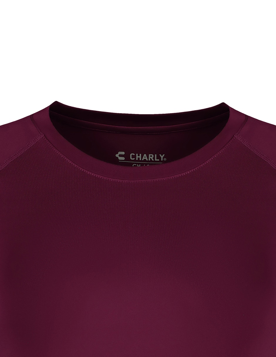 Playera deportiva para entrenamiento fitness de mujer 3