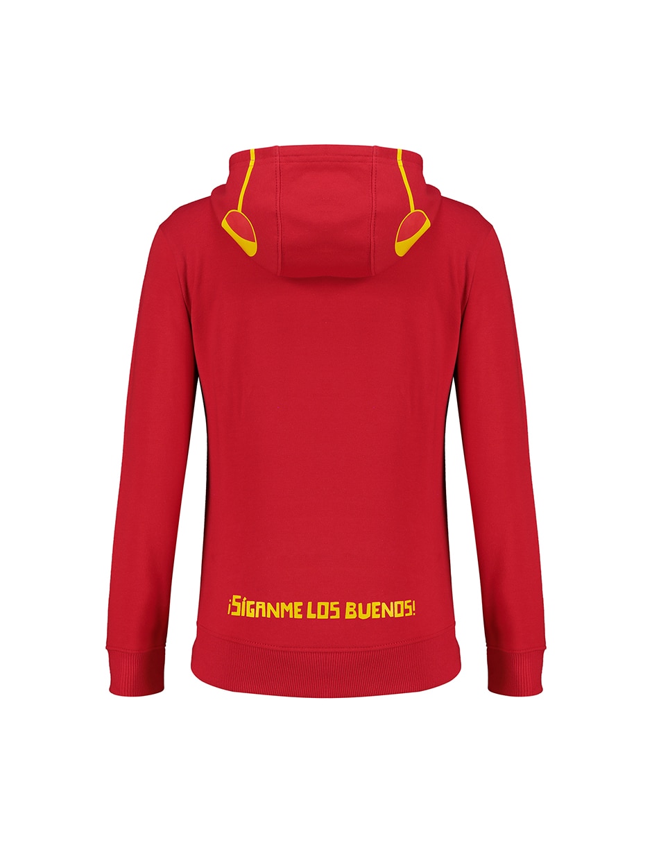 Sudadera casual chapulín colorado con capucha para niño 2