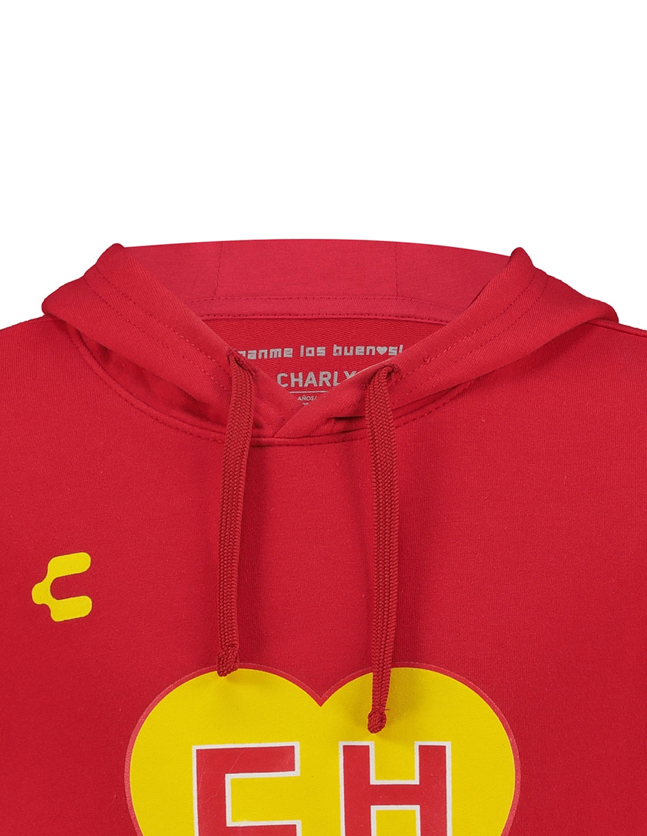 Sudadera casual chapulín colorado con capucha para niño 3